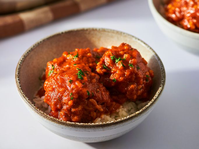 PORCUPINE IN SPICE SAUCE