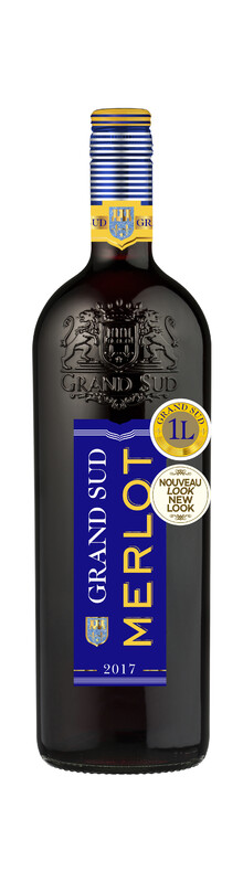 GRAND SUD MERLOT ROUGE 1L