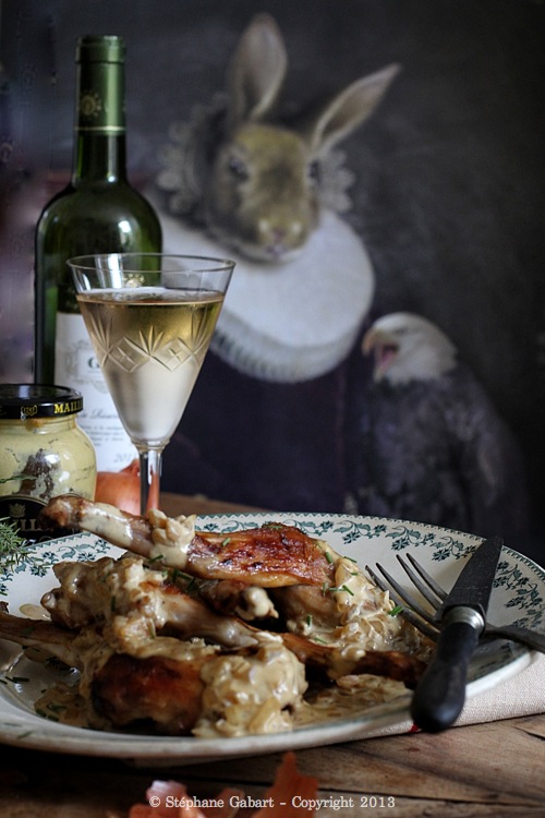 LAPIN SAUCE DIJONNAISE
